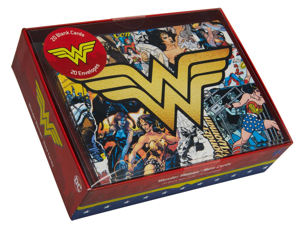 DC Comics: Wonder Woman Blank Boxed Note Cards - Stationery - Image - Pop Weasel
