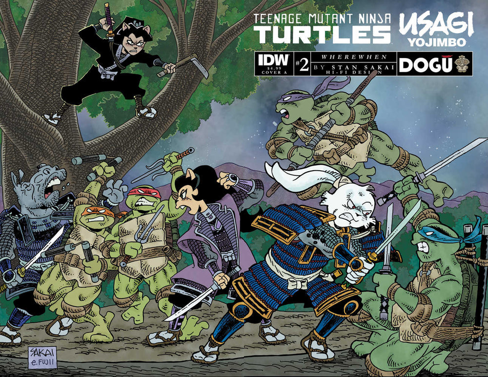 Teenage Mutant Ninja Turtles/Usagi Yojimbo: Wherewhen - Comics - Image - Pop Weasel