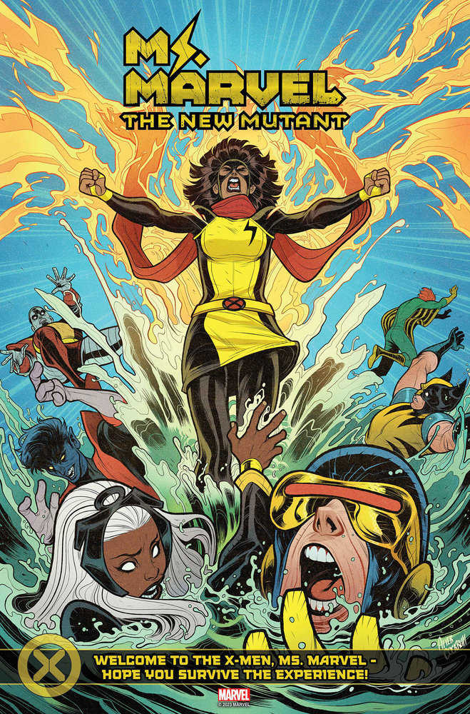 Ms. Marvel: The New Mutant 1 Elizabeth Torque Team Homage Variant - Comics - Image - Pop Weasel