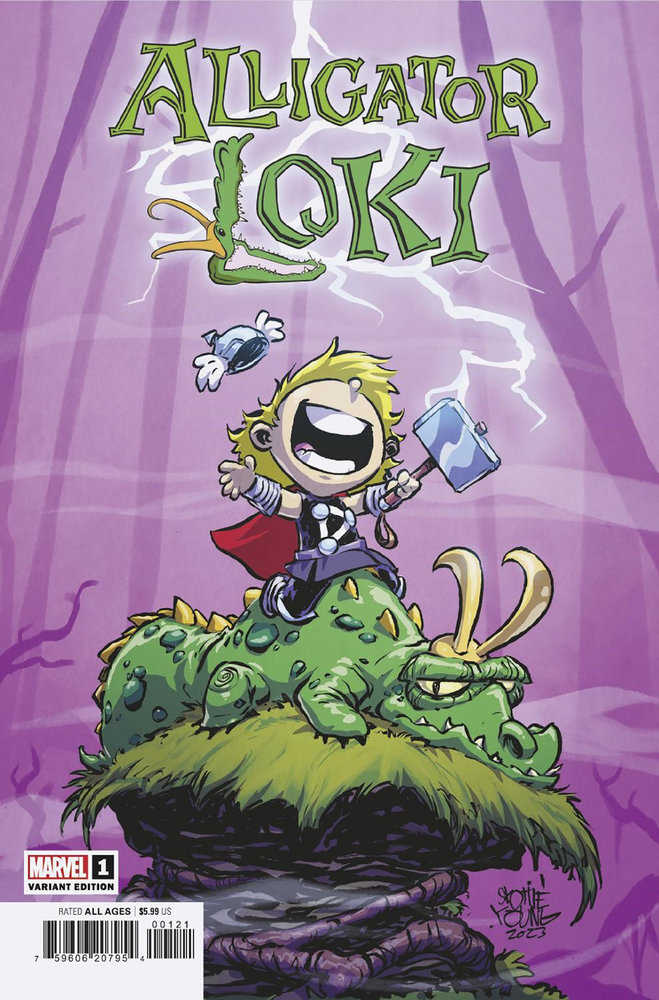 Alligator Loki 1 Skottie Young Variant - Comics - Image - Pop Weasel