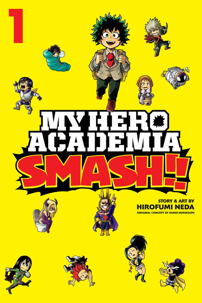 Front Cover - My Hero Academia: Smash!!, Vol. 01 - Pop Weasel - Manga - Image - Pop Weasel