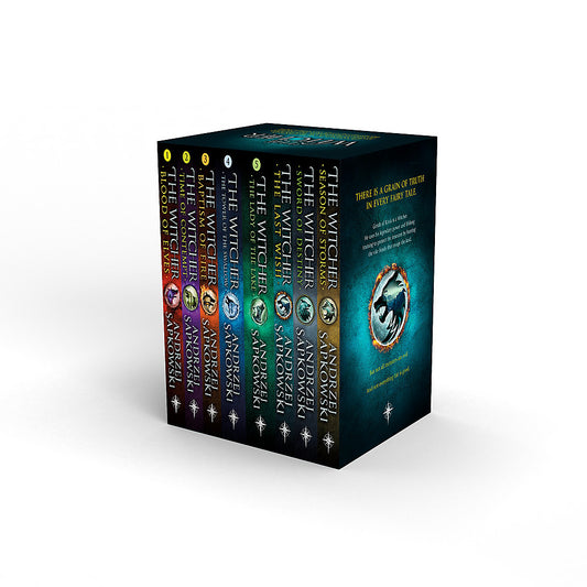 Pop Weasel Image of The Witcher Boxed Set: The Last Wish, Sword of Destiny, Blood of Elves, Time of Contempt, Baptism of Fire, The Tower of The Swallow, The Lady of the Lake, Season of Storms