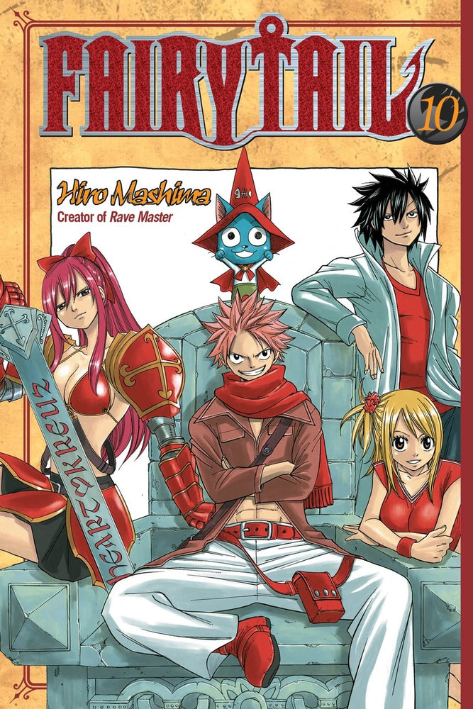 Front Cover Fairy Tail 10 ISBN 9781612622811 - Manga - Image - Pop Weasel