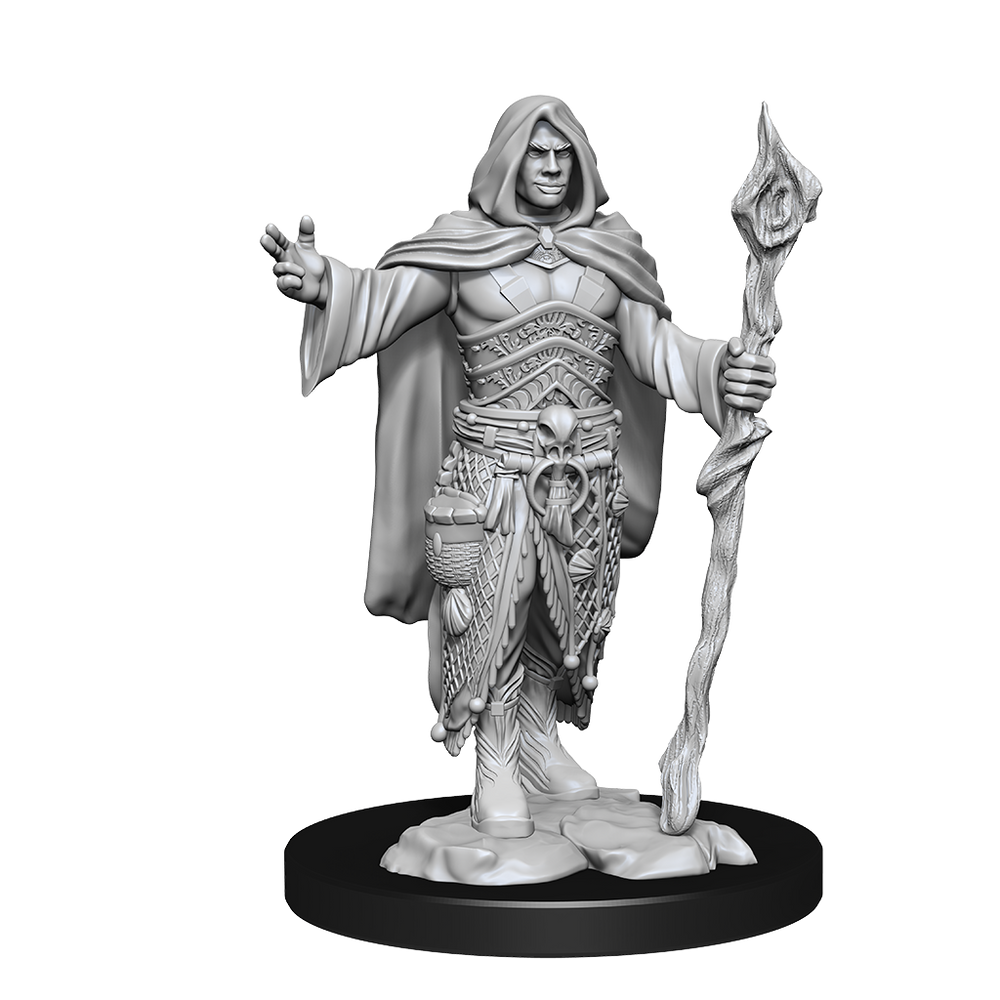 Pop Weasel Image of D&D Nolzurs Marvelous Unpainted Miniatures Human Druid Male - Minis and Paints - Image - Pop Weasel