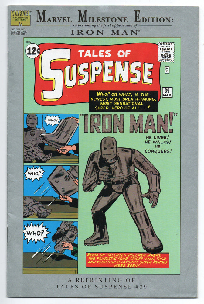 Pre-Owned - Marvel Milestone Edition: Tales of Suspense - Pre-Owned Comics - Image - Pop Weasel