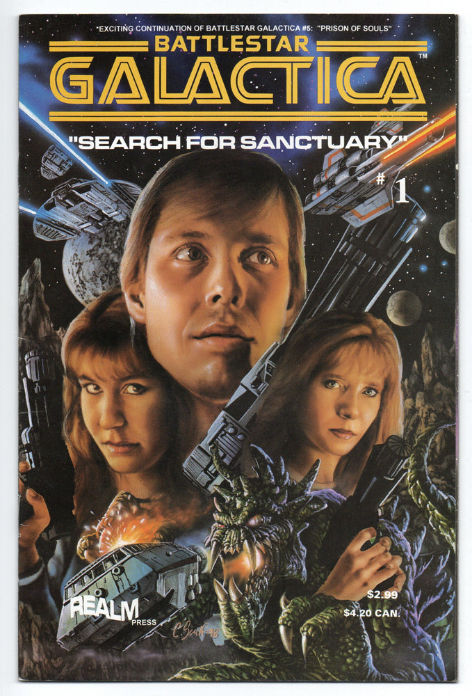 Pre-Owned - Battlestar Galactica: Search for Sanctuary - Pre-Owned Comics - Image - Pop Weasel