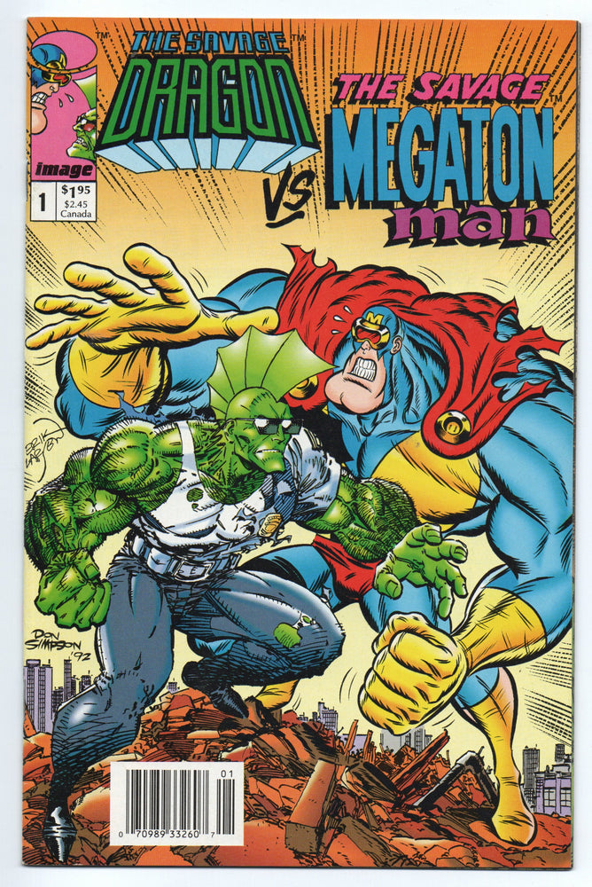 Pre-Owned - Savage Dragon vs. Savage Megaton Man - Pre-Owned Comics - Image - Pop Weasel