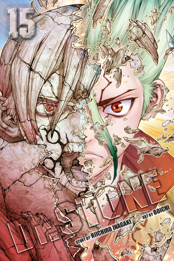 Front Cover Dr. STONE, Vol. 15 ISBN 9781974720033 - Manga - Image - Pop Weasel