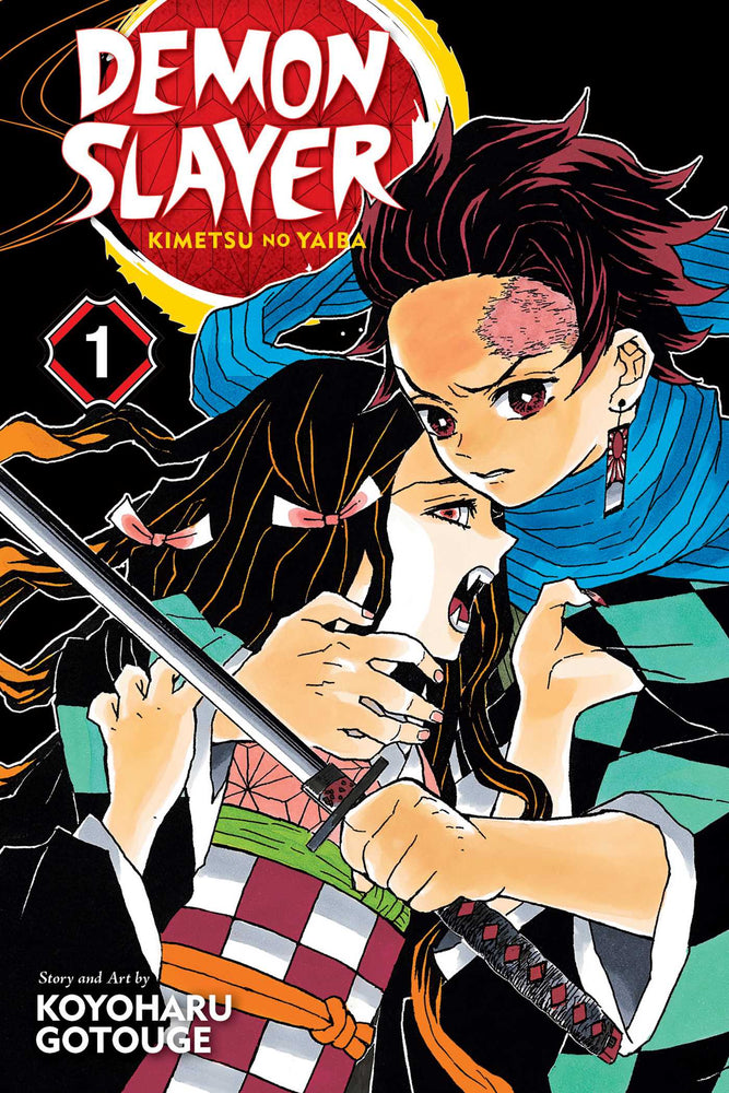 Front Cover - Demon Slayer: Kimetsu no Yaiba, Vol. 01 - Pop Weasel - Manga - Image - Pop Weasel