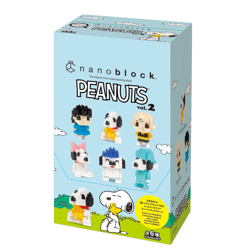 Nanoblock: Mininano - Peanuts Vol. 2 Box (Set of 6) - Nanoblock - Image - Pop Weasel