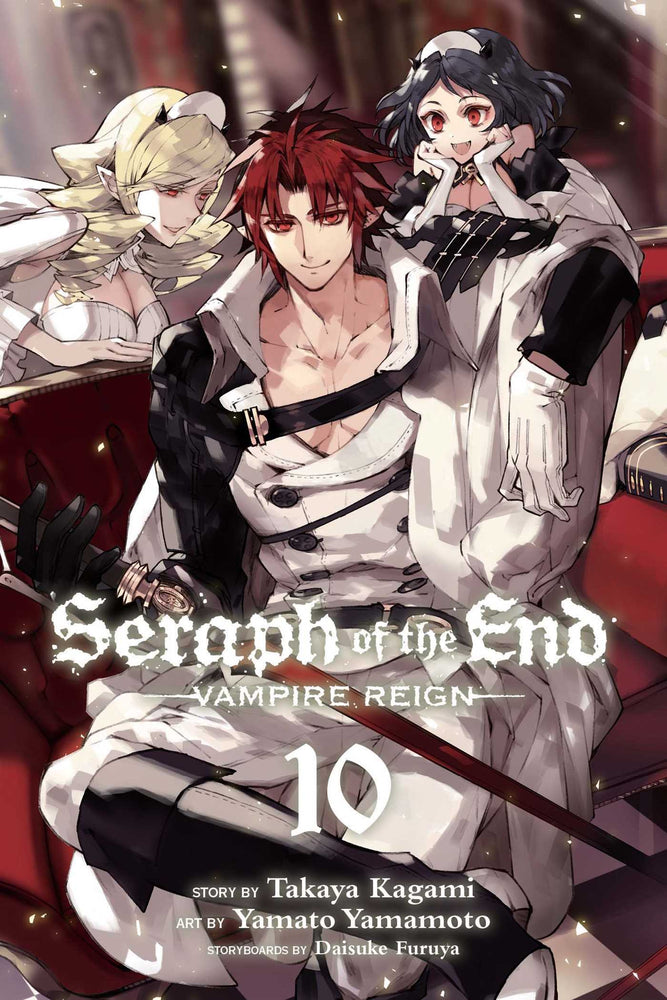 Front Cover Seraph of the End, Vol. 10 Vampire Reign ISBN 9781421588544 - Manga - Image - Pop Weasel