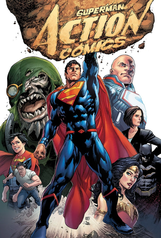 Front Cover Superman Action Comics Vol. 01 & 02 ISBN 9781401273569 - Graphic Novel - Image - Pop Weasel