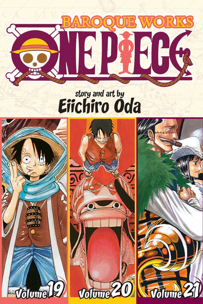 Front Cover One Piece (Omnibus Edition), Vol. 07 Includes vols. 19, 20 & 21 ISBN 9781421555003 - Manga - Image - Pop Weasel
