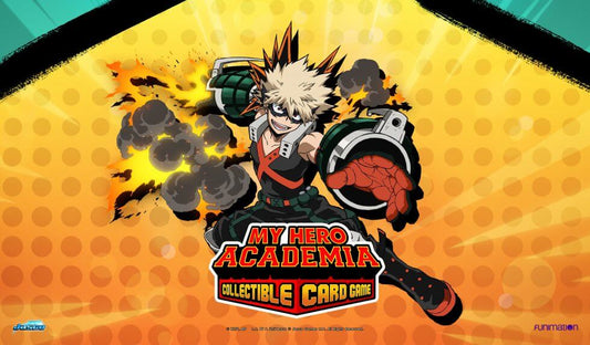 Pop Weasel Image of My Hero Academia Collectible Card Game Katsuki Bakugo Playmat