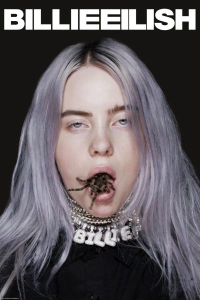 Pop Weasel Image of Billie Eilish Spider Mouth Poster - Posters - Image - Pop Weasel