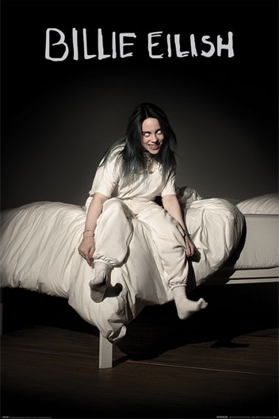Pop Weasel Image of Billie Elilish - Bed Poster