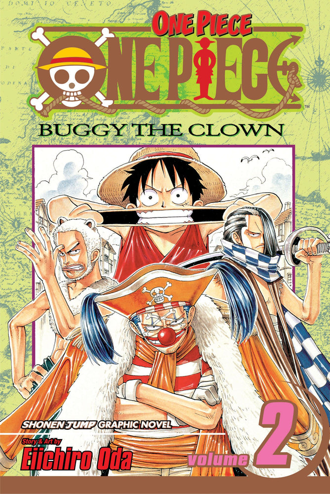 Front Cover One Piece, Vol. 02 ISBN 9781591160571 - Manga - Image - Pop Weasel