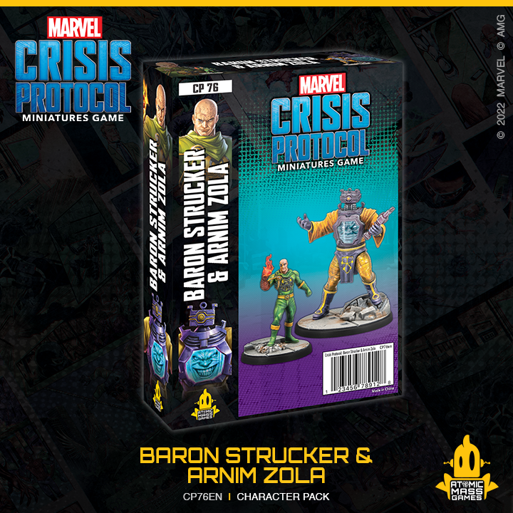 Pop Weasel Image of Marvel Crisis Protocol Miniatures Game Baron Strucker & Arnim Zola - Board Games - Image - Pop Weasel