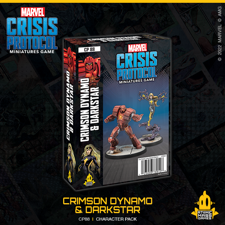 Pop Weasel Image of Marvel Crisis Protocol Miniatures Game Crimson Dynamo & Dark Star - Board Games - Image - Pop Weasel