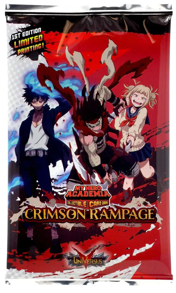 My Hero Academia Collectible Card Game Wave 2 Crimson Rampage Booster Pack - CCG - Image - Pop Weasel