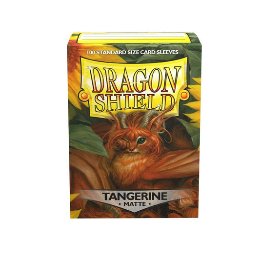 Pop Weasel Image of Sleeves - Dragon Shield - Box 100 - Tangerine MATTE