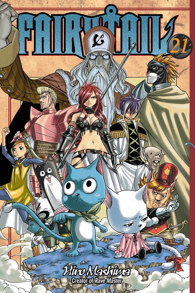 Front Cover FAIRY TAIL 21 ISBN 9781612620589 - Manga - Image - Pop Weasel