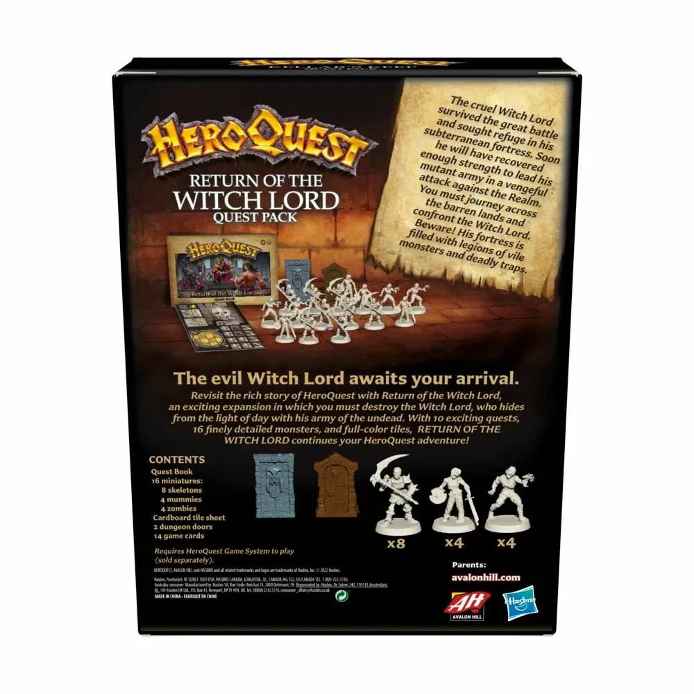 HeroQuest: Return of the Witch Lord Expansion - Board Games - Image - Pop Weasel