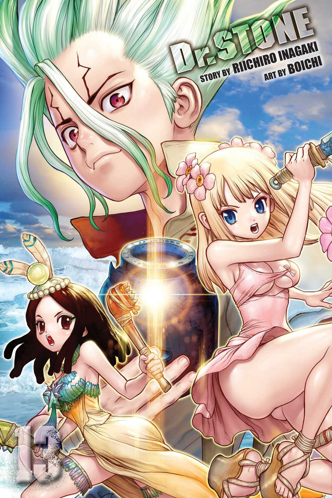 Front Cover Dr. STONE, Vol. 13 ISBN 9781974717286 - Manga - Image - Pop Weasel