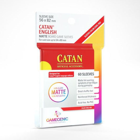 Pop Weasel Image of Gamegenic Matte Catan Sleeves (56x82mm)