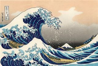 Pop Weasel Image of Hokusai - Great Wave Of Kanagawa Poster - Posters - Image - Pop Weasel