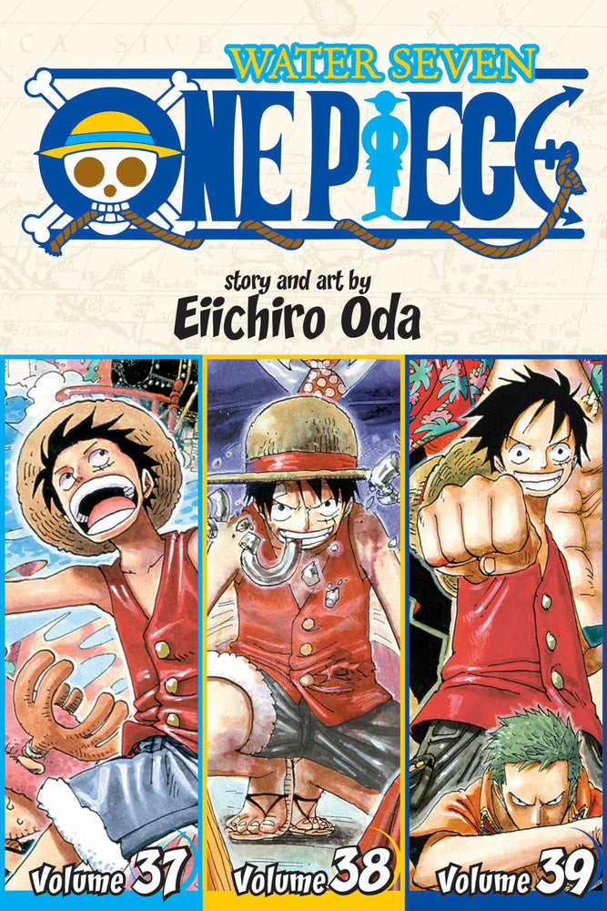 Front Cover One Piece (Omnibus Edition), Vol. 13 Includes vols. 37, 38 & 39 ISBN 9781421577807 - Manga - Image - Pop Weasel