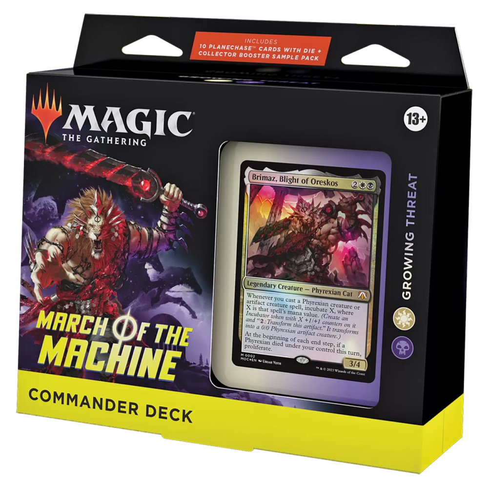 Magic The Gathering: March of the Machine Commander Deck - Growing Threat - TCG - Image - Pop Weasel