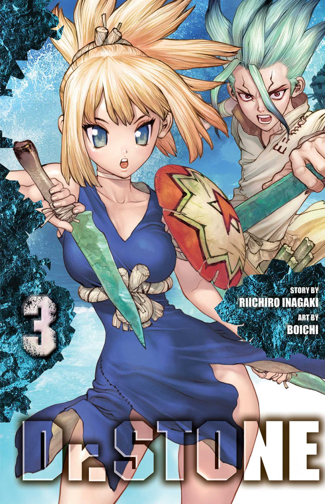 Front Cover Dr. STONE, Vol. 03 ISBN 9781974702633 - Manga - Image - Pop Weasel