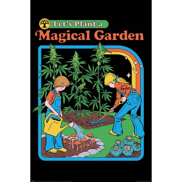 Pop Weasel Image of Steven Rhodes - Let's Plant A Magical Garden Poster - Posters - Image - Pop Weasel