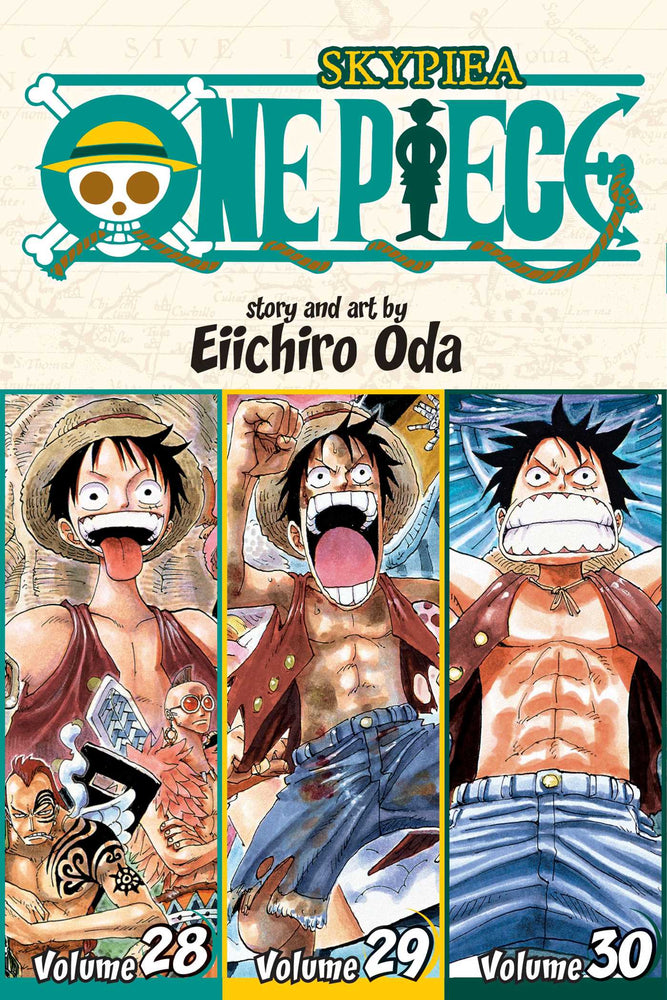 Front Cover - One Piece (Omnibus Edition), Vol. 10 Includes vols. 28, 29 & 30 - Pop Weasel - Manga - Image - Pop Weasel
