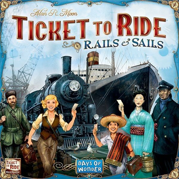 Pop Weasel Image of Ticket to Ride Rails & Sails - Board Games - Image - Pop Weasel