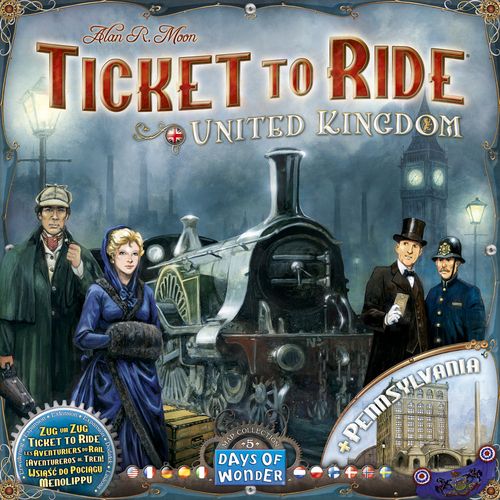 Pop Weasel Image of Ticket to Ride United Kingdom 5 - Board Games - Image - Pop Weasel