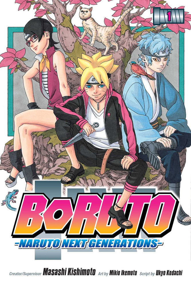Front Cover Boruto: Naruto Next Generations, Vol. 01 ISBN 9781421592114 - Manga - Image - Pop Weasel